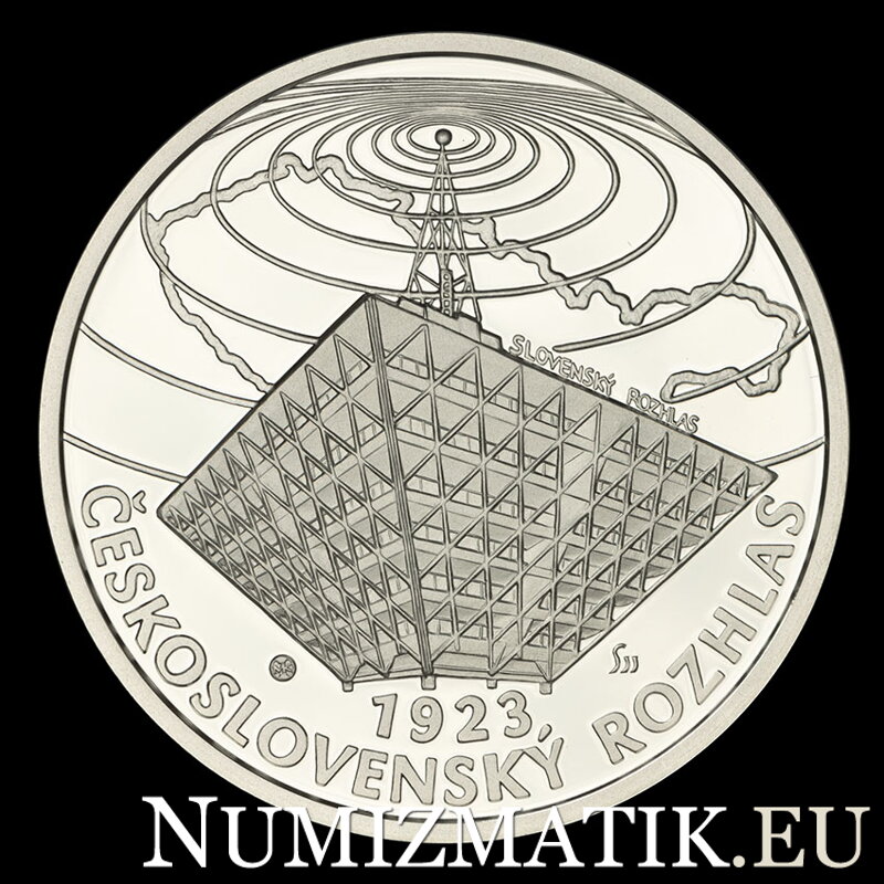 10 EURO/2023 - Začiatok pravidelného vysielania československého rozhlasu - 100. výročie - BK  
