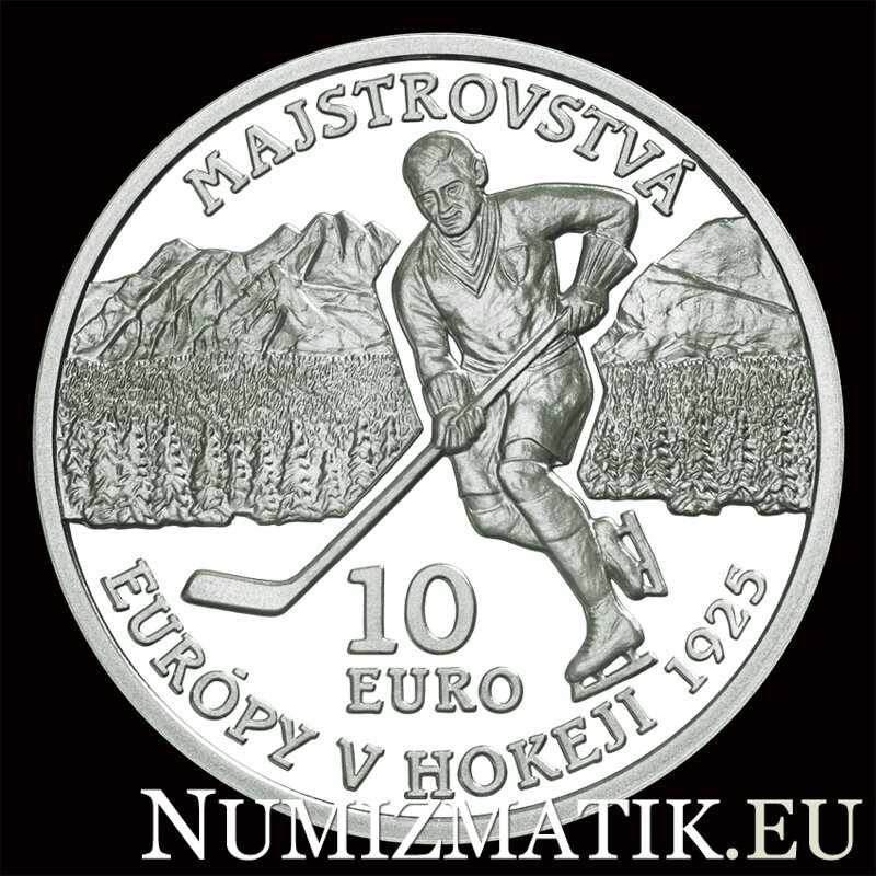 10 EURO/2025 - Majstrovstvá Európy v hokeji - 100. výročie prvého medzinárodného športového turnaja na území SR