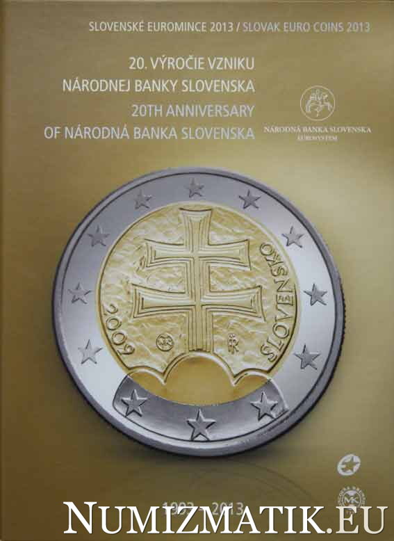 Sada mincí Slovenskej republiky 2013 - NBS - 20. výročie vzniku - BK