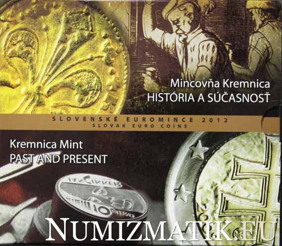 Sada mincí Slovenskej republiky 2012 - Mincovňa Kremnica, história a súčasnosť - BK