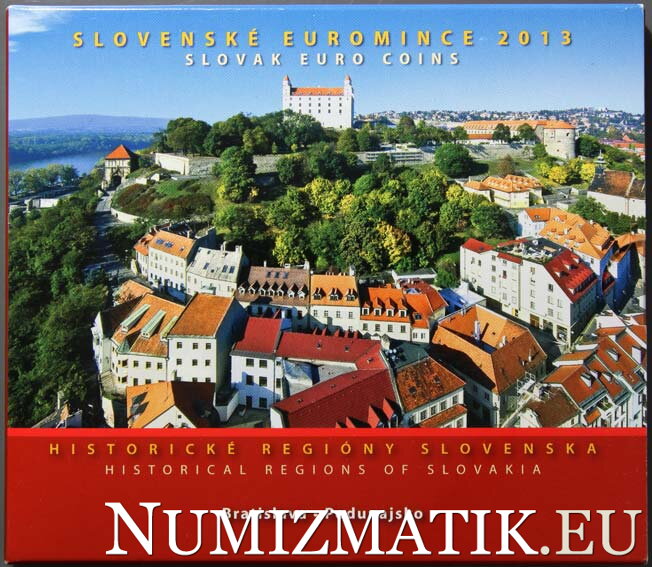 Sada mincí Slovenskej republiky 2013 - Historické regióny Slovenska