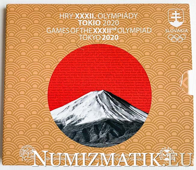 Coin set of the Slovak Republic 2020 - Tokyo XXXII. OH