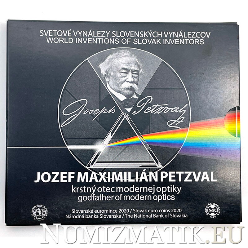 Sada mincí Slovenskej republiky 2020 - Svetové vynálezy slovenských vynálezcov - Jozef Maximilián Petzval