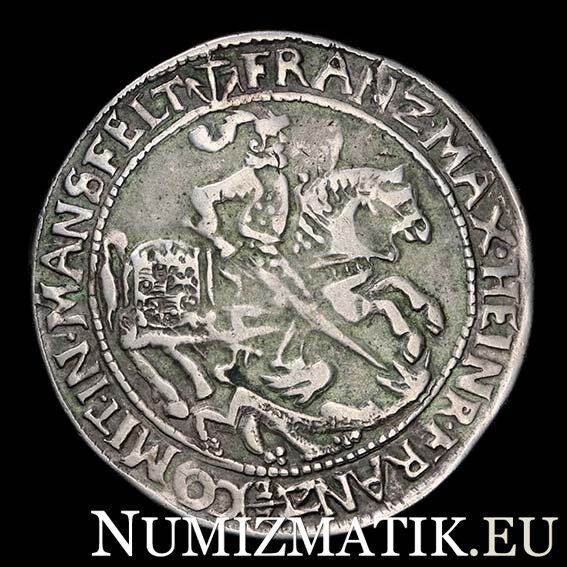 NEMECKO/Mansfeld Bornstedt - Franz Maximilian a Heinrich Franz 2/3 Toliar 1675 AB K