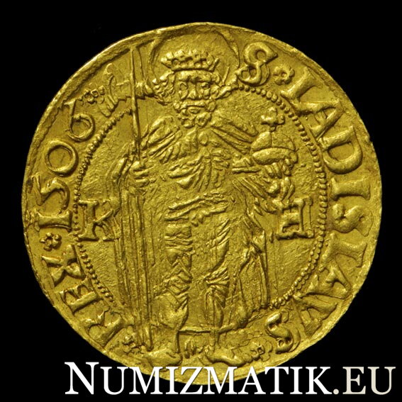 Vladislav II. Jagelovský - dukát 1506 K-H