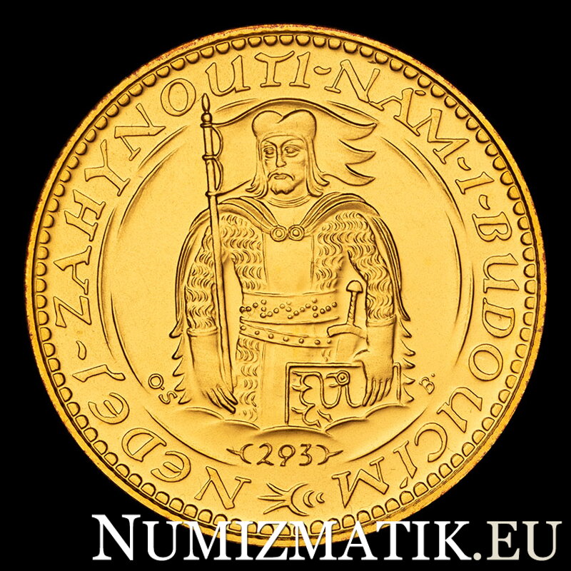 Svätováclavský dukát jubilejný 1918/2018, číslovaný 1 až 500