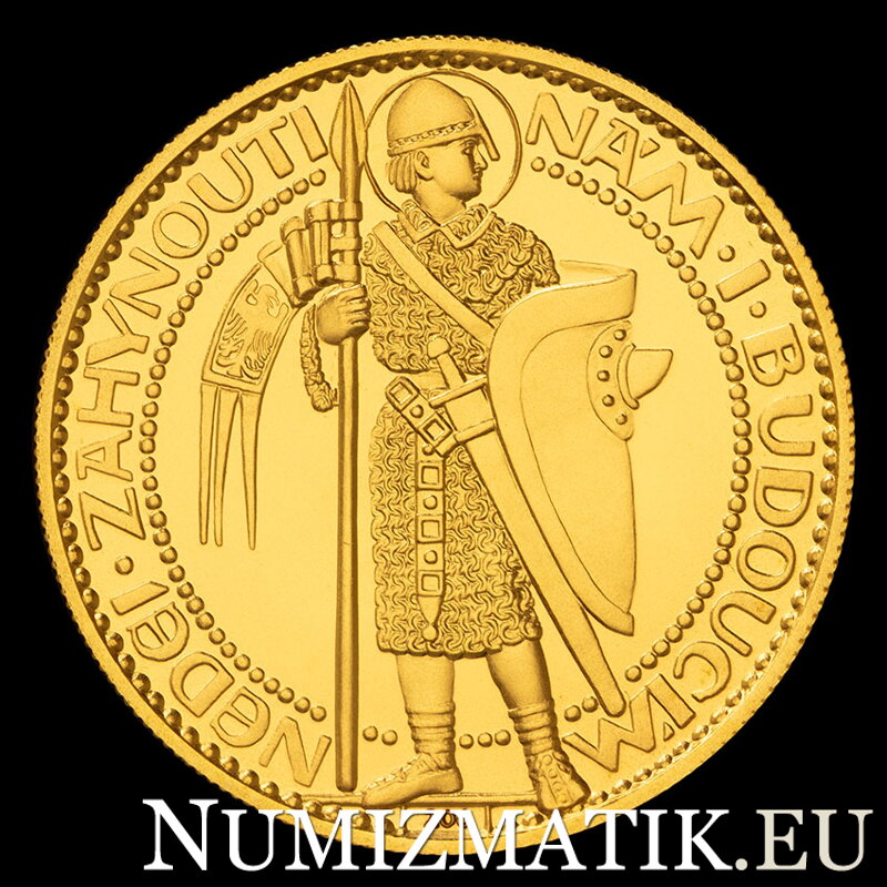 Jubilejný Svätováclavský 2 dukát 1923 odrazok číslo 206 od Josefa Šejnostu