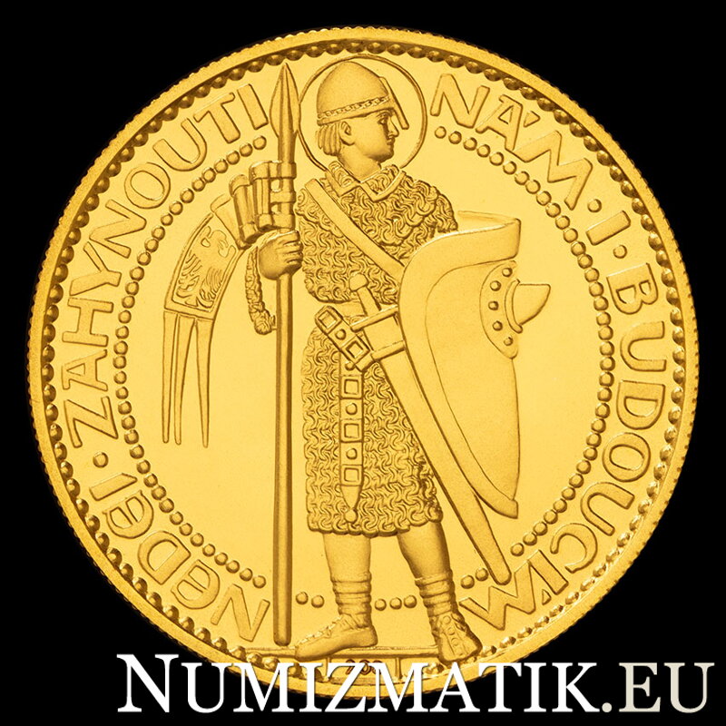 Jubilejný Svätováclavský 2 dukát 1923 odrazok číslo 208 od Josefa Šejnostu