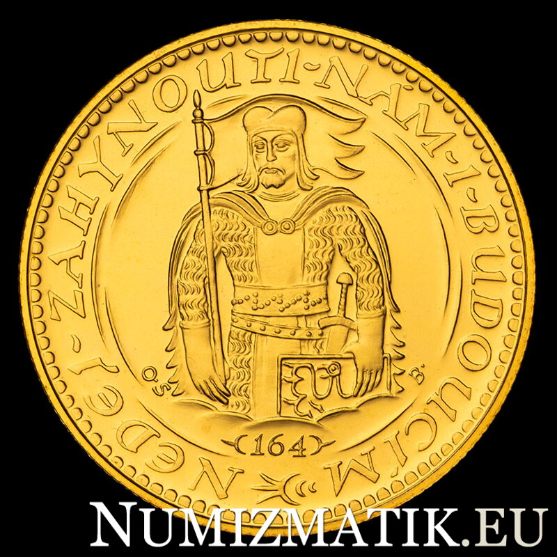 Svätováclavský dukát jubilejný 1918/2018, číslovaný 1 až 500