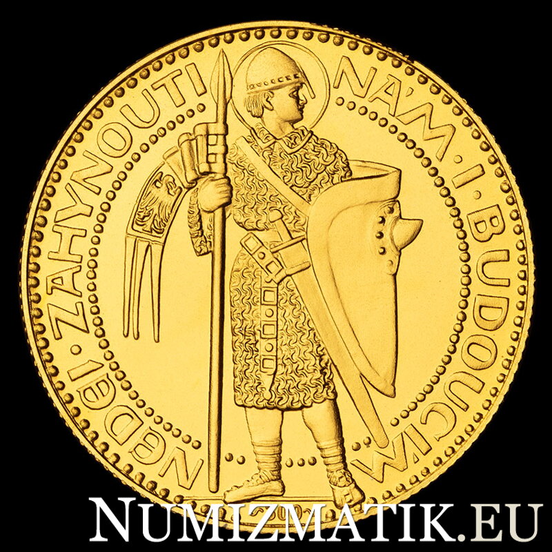 Jubilee St. Wenceslas Ducat 1923 number 300 by Josef Šejnost