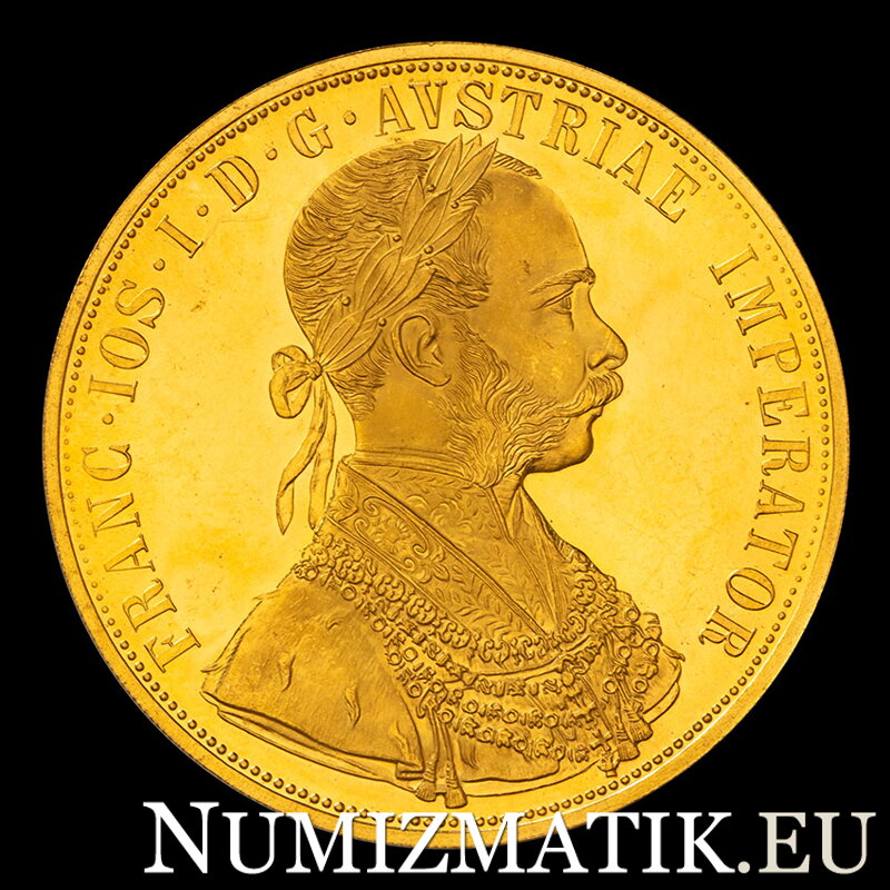František Jozef I. - 4 dukát 1915, novorazba