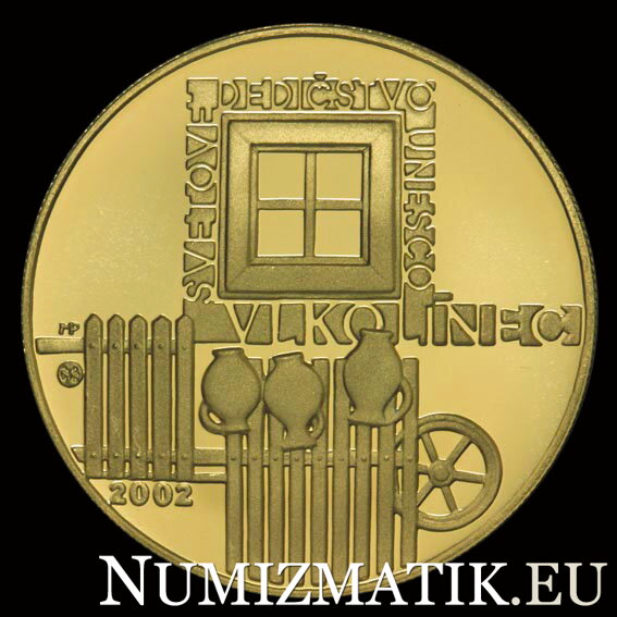 5000 Sk/2002 - Vlkolínec - UNESCO World Heritage