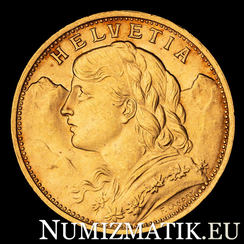 Switzerland - 20 francs 1922 B