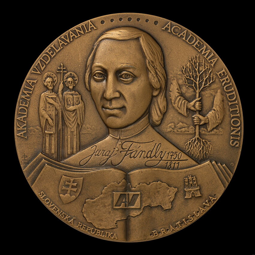 Juraj Fándly, Akadémia vzdelávania Bratislava - AE medaila - M. Polonský