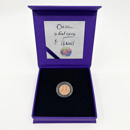 5 halier 1924/2024 -100. výročie razby - O. Španiel