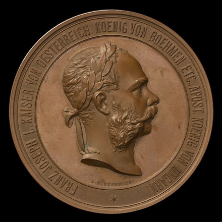 František Jozef I. - Svetová výstava vo Viedni 1873 - AE medaila
