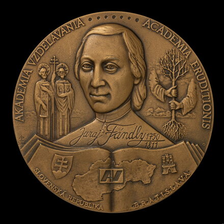 Juraj Fándly, Academy of Education Bratislava - AE medal - M. Polonský