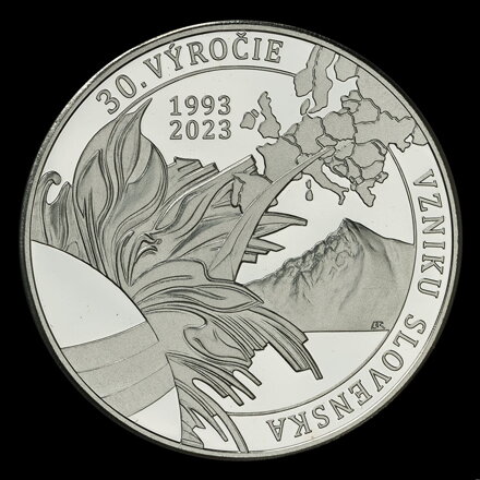 30. výročie vzniku samostatného Slovenska - strieborná medaila - B. Ronai