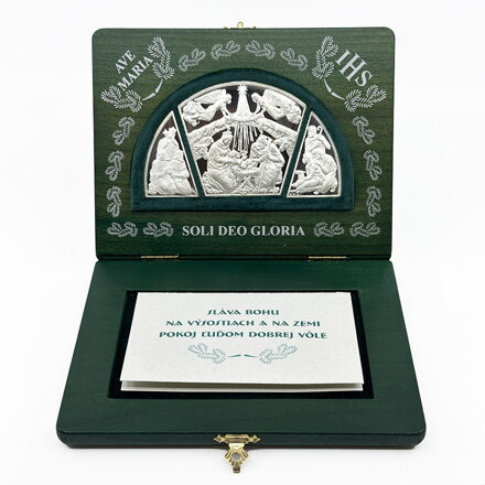 Betlehem - strieborné plakety - Š. Novotný
