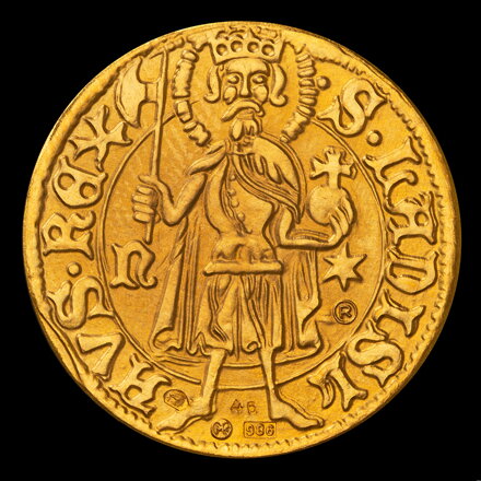 Wladislav - replika zlatého dukátu - D. Zobek