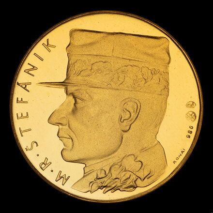 M. R. Štefánik - gold medal - M. Ronai
