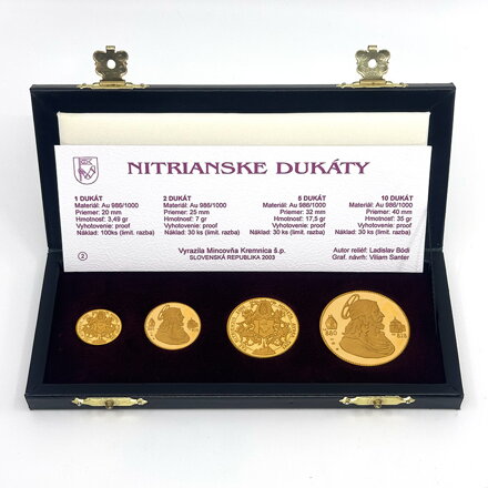 Nitra ducats - set of gold ducats