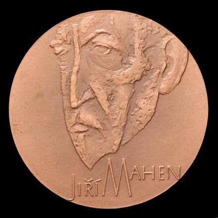 Jiří Mahen- tombaková medaila -  L. Kolář