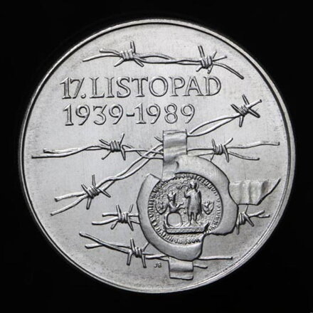 100 Kčs/1989 - 17. november 1939 - 50. výročie