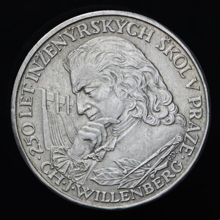 10 Kčs/1957 - Inžinierske školy v Prahe - 250. výročie založenia