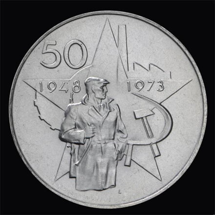 50 Kčs/1973 - Winning February - 25th anniversary