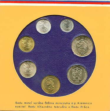 Coin set - CSSR 1987