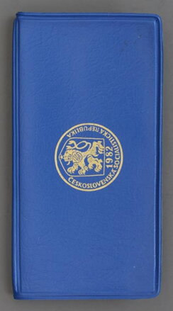 Sada obehových mincí ČSSR 1982 - "Modrý obal"
