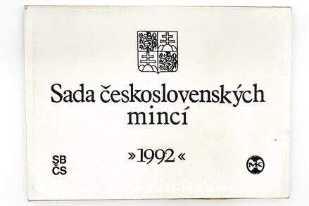 Sada obehových mincí ČSFR 1992