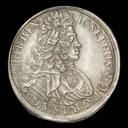 Jozef I. - 1/2 toliar 1711 KB