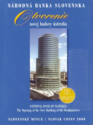 Sada mincí Slovenskej republiky 2000 - NBS Otvorenie novej budovy ústredia