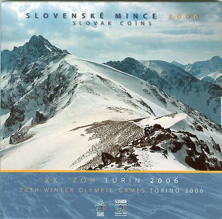 Sada mincí Slovenskej republiky 2006 - XX. ZOH Turín 