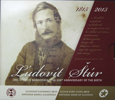 Sada mincí Slovenskej republiky 2015 - Ľudovít Štúr - 200. výročie narodenia