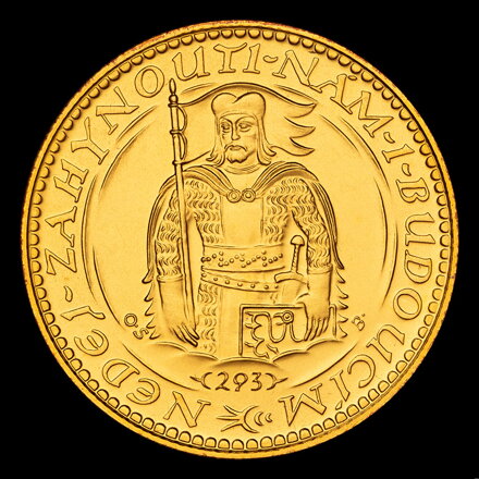 Svätováclavský dukát jubilejný 1918/2018, číslovaný 1 až 500