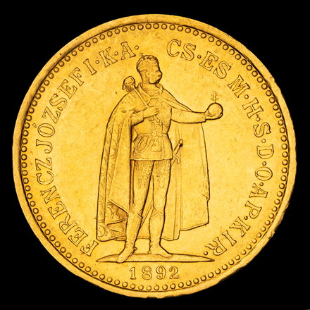 František Jozef I. - 10 Koruna 1892 KB