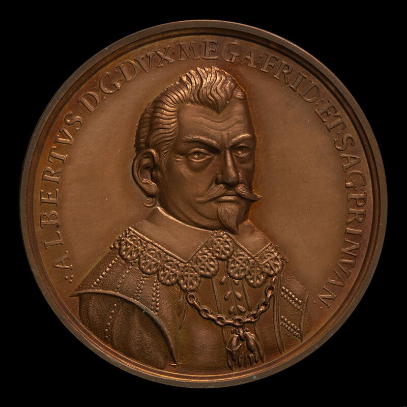 Albrecht of Wallenstein - 300th anniversary of the assassination 1934/2014 - Cu medal