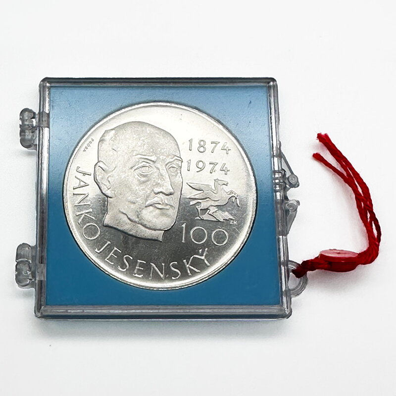 Janko Jesenský 1874 - 1974 - PRÓBA, nerealizovaný návrh na mincu - Z. Kolářský 