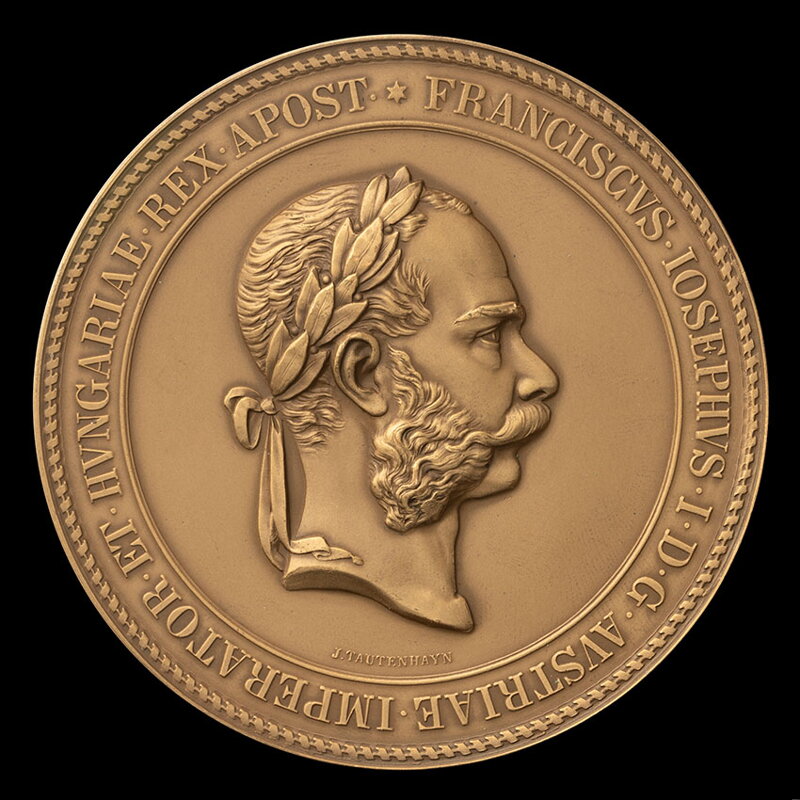 František Jozef I. - Návšteva Egypta, otvorenie Suezskeho prieplavu 1869 - AE medaila HMA