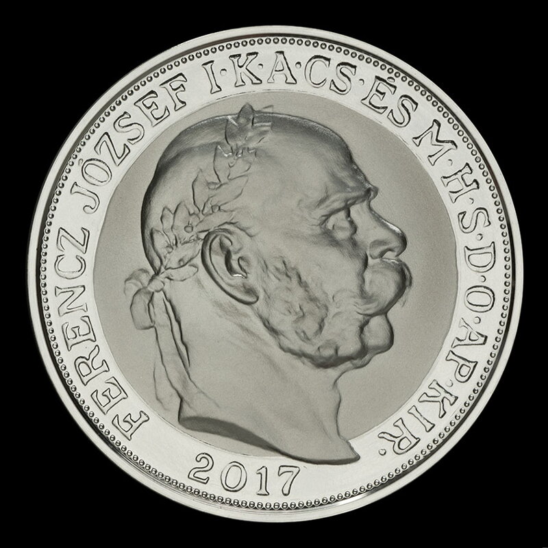 František Jozef I. - 100 koruna 2017 strieborná medaila