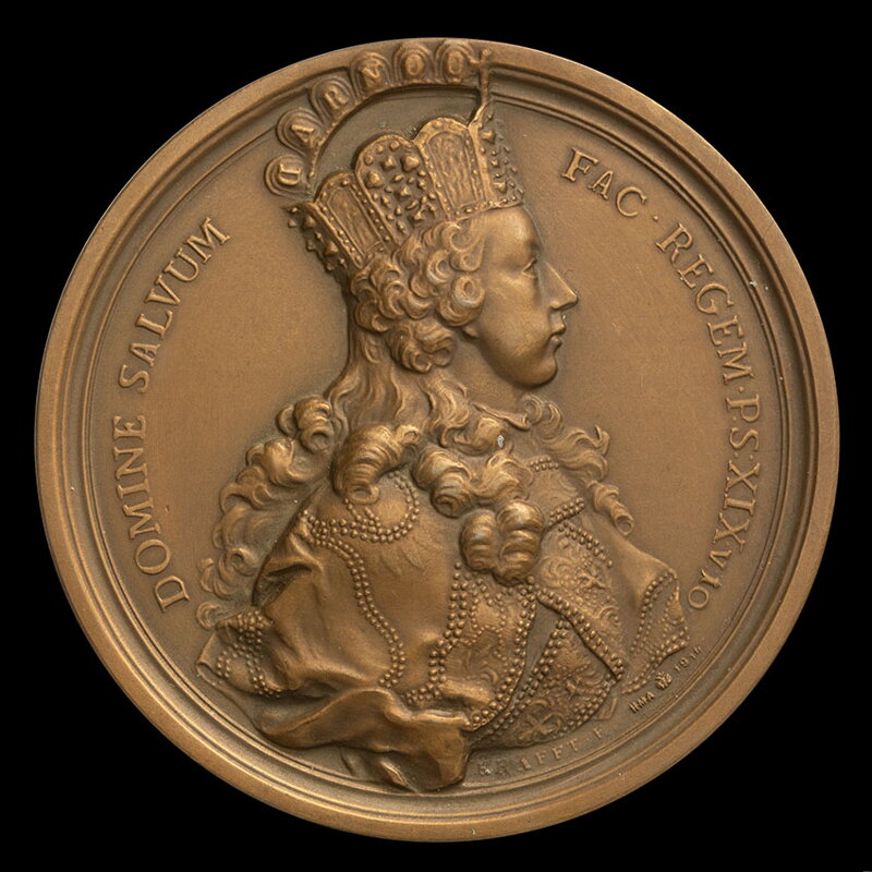 Joseph II. - coronation in Frankfurt as the Roman King - AE medal 1764/1914 HMA