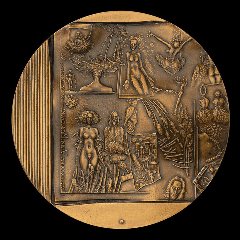 Ad Honorem Albín Brunovský 1997, - AE one-sided medal - M. Polonský