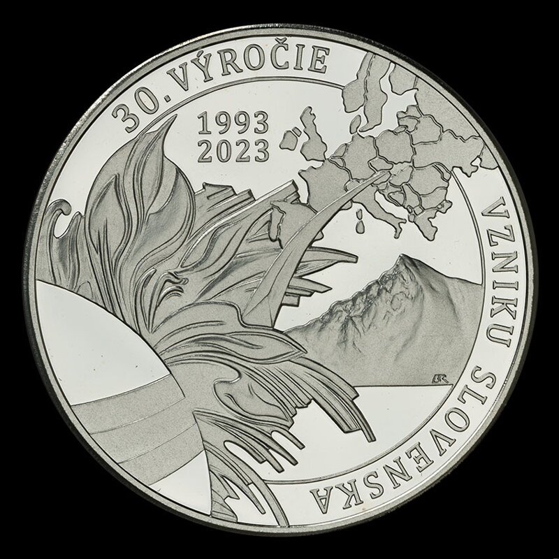 30. výročie vzniku samostatného Slovenska - strieborná medaila - B. Ronai