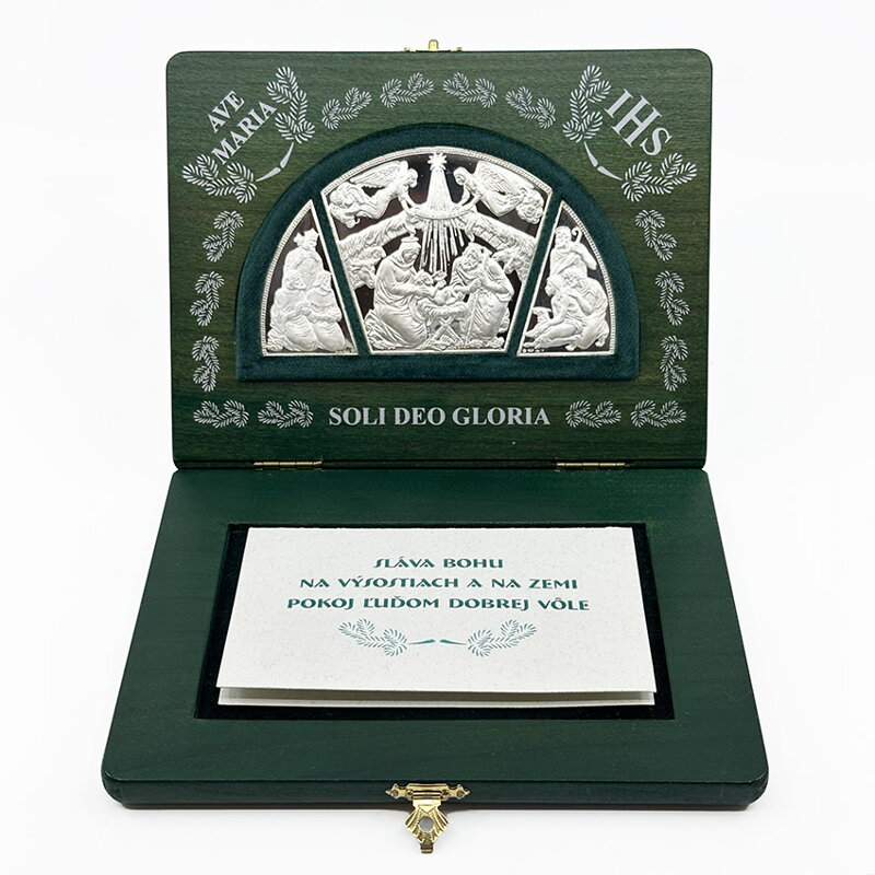 Betlehem - strieborné plakety - Š. Novotný