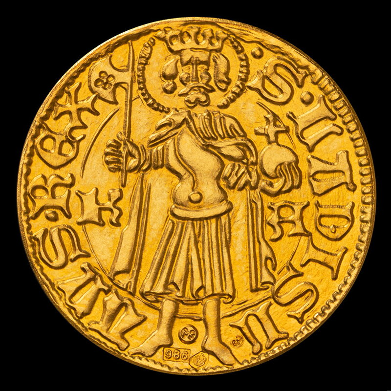 Matej Korvín - replika zlatého dukátu - M. Kožuch