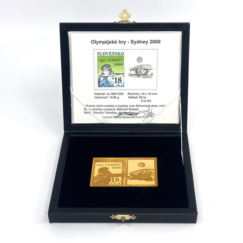 Olympijské hry - Sydney 2000 - zlatá známka