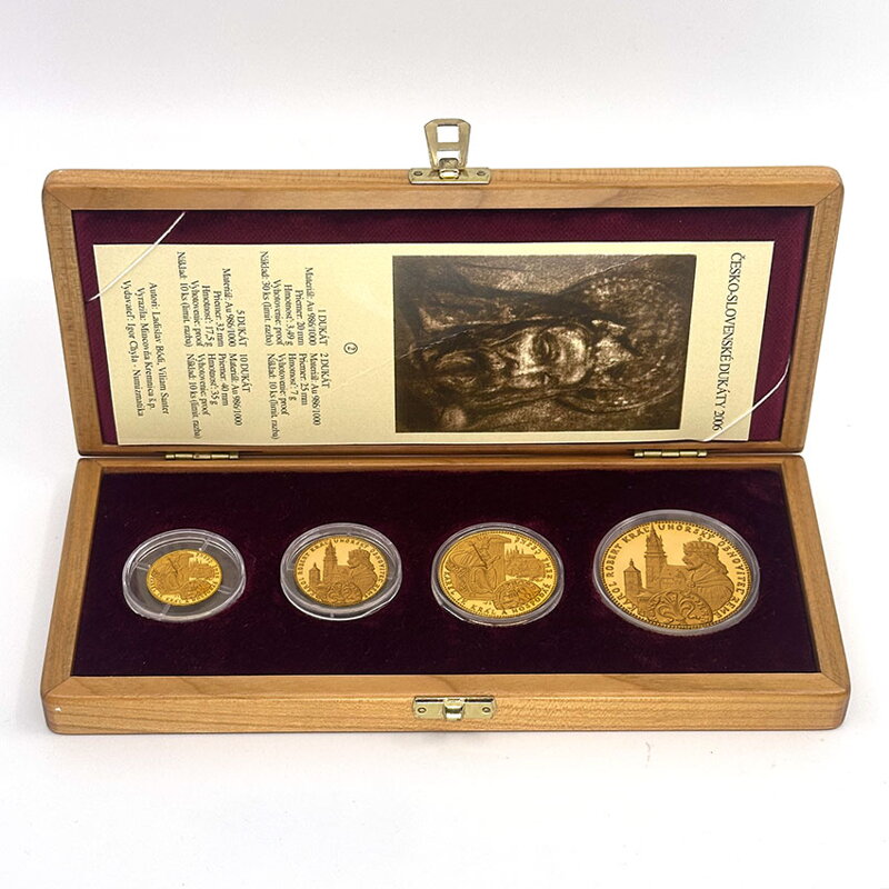 Česko - Slovenské dukáty 2006 - sada zlatých dukátov v etui